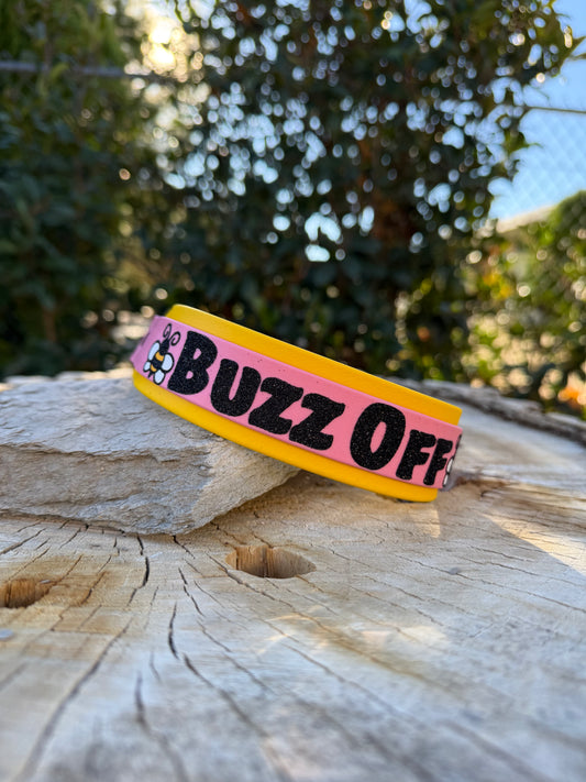 Buzz Off Biothane® Dog Collar | 1.5" Layered Waterproof
