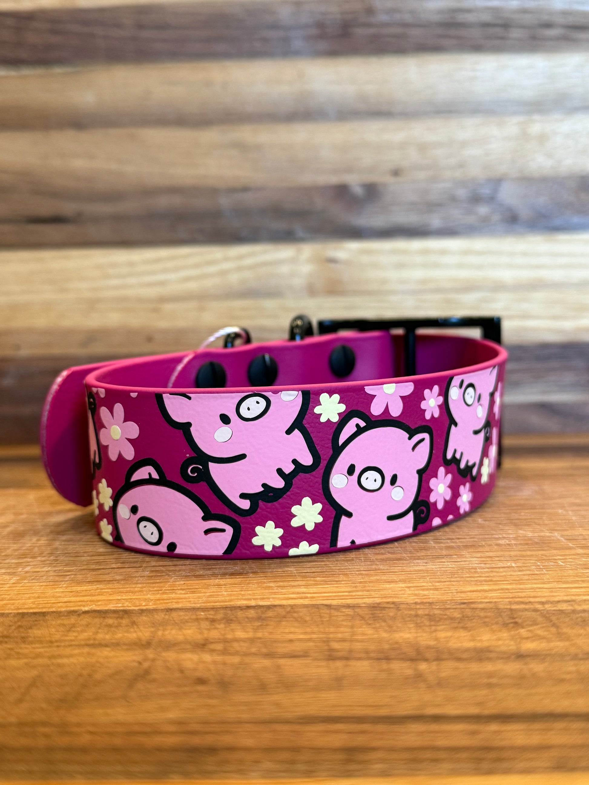 Pretty Piggies Biothane® Dog Collar | 1.5