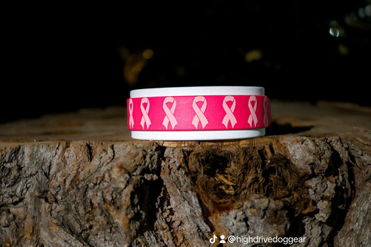 1.5" Layered Breast Cancer Awareness Collar