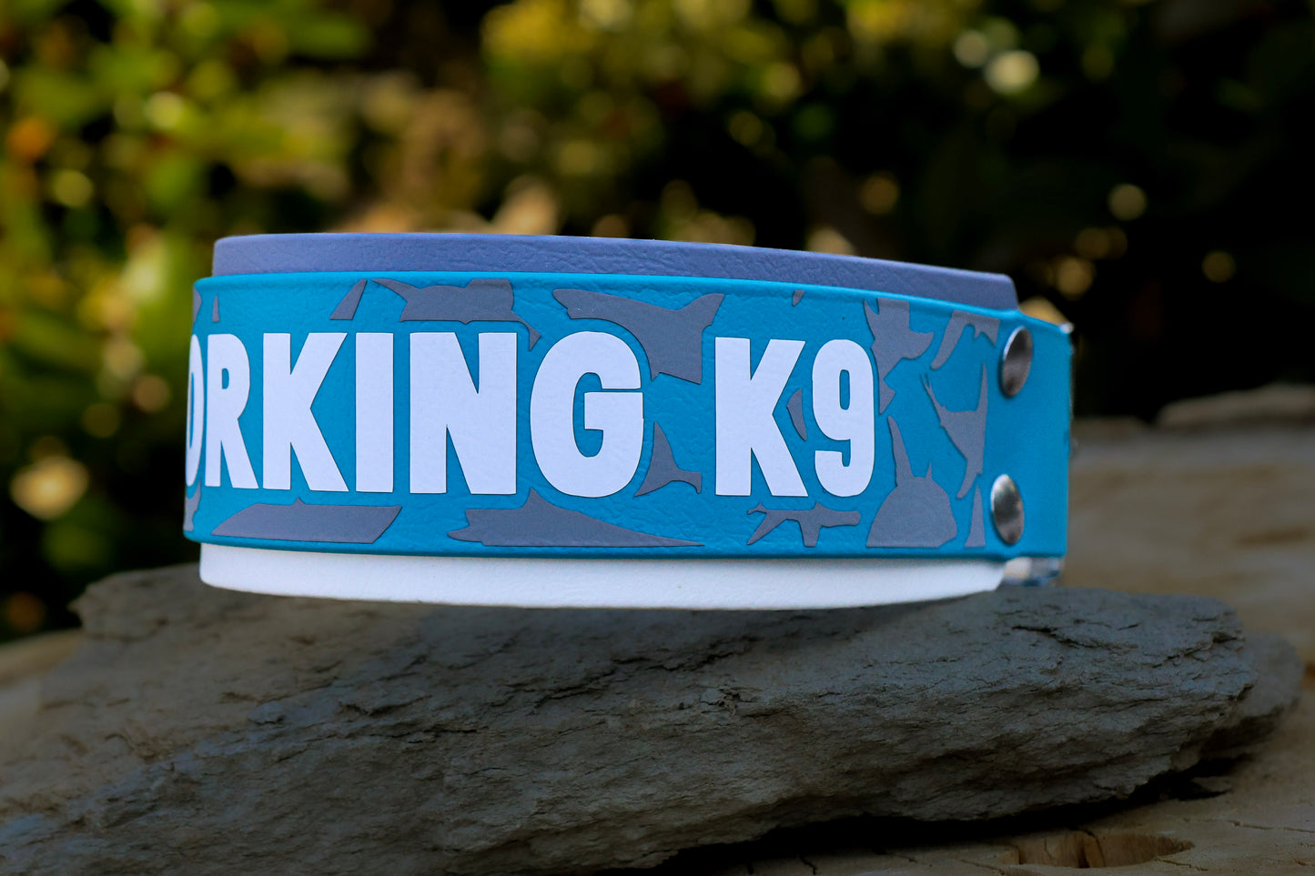 2" 3-Tone Biothane® Dog Collar | Custom Name Waterproof