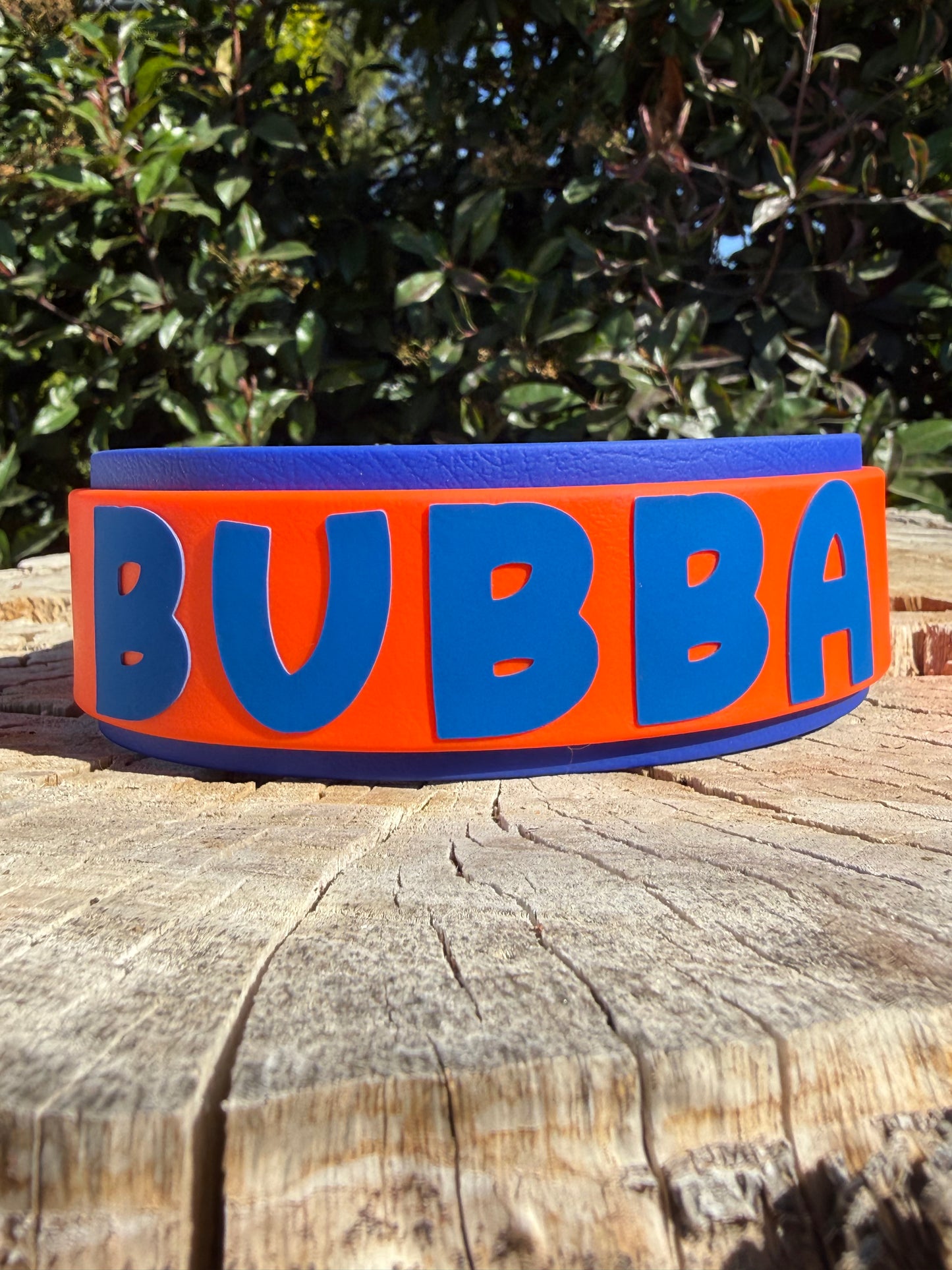 2" Custom Name Biothane® Dog Collar | 1.5" Overlay