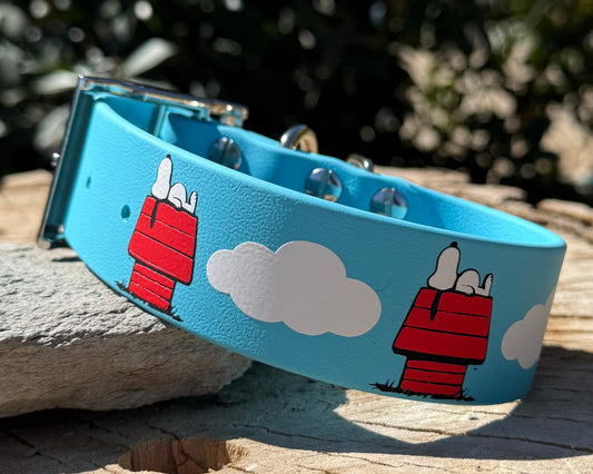 1.5" Comic Pup Biothane® Flat Collar