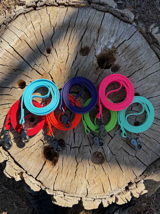 1/2" Biothane® Leash – Everyday Durability with Two-Tone Style