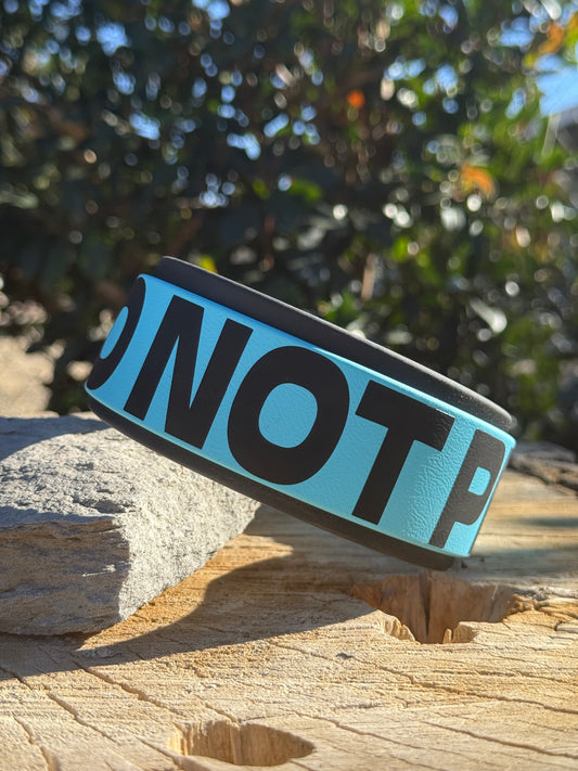 2" Custom Name Biothane® Dog Collar | 1.5" Overlay