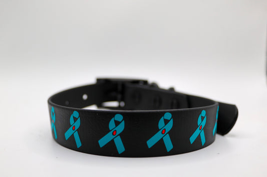 1" Diabetic Awareness Biothane® Collar