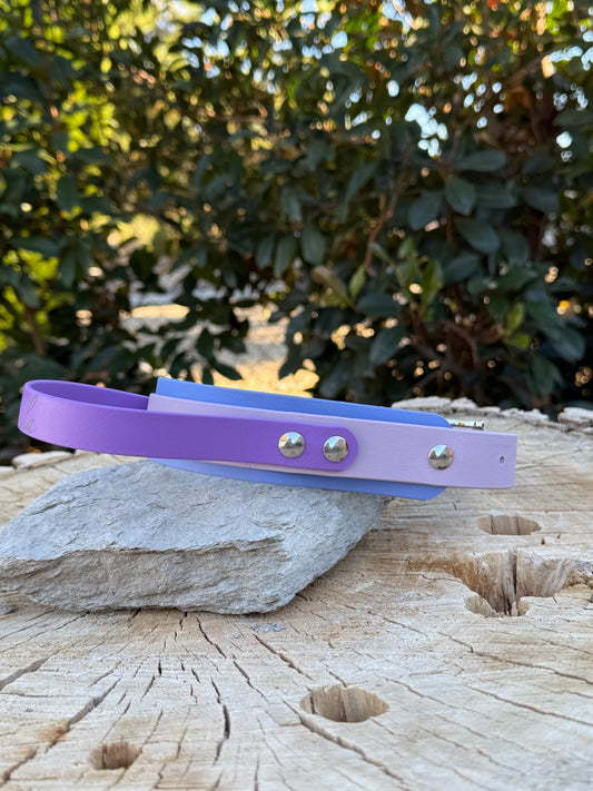 1.5" Layered Biothane® Handle Dog Collar | Custom Name